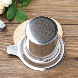 Stainless Steel Mesh Hotel Teacup Food Grade Tea Leaf Spice Filter Multi-function Non-toxic Eco-friendly for Mug Cup and Pitcher