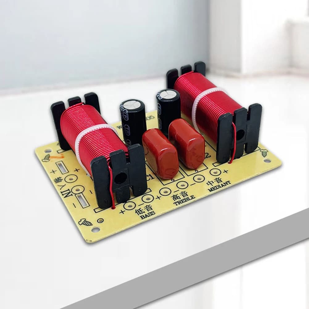 3 Way Treble Midrange Bass Speaker Crossover Home Loudspeaker Frequency Divider