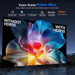 Magcubic HY350GTV 900 ANSI Projector Bundled with Google TV Stick 1080p Native Projector Auto Focus Portable Beam Home Theater