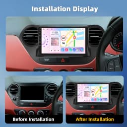 Podofo Android Car Radio For Hyundai I10 2014-2017 Carplay Android Auto Multimedia Player GPS Navigation RDS Head Unit