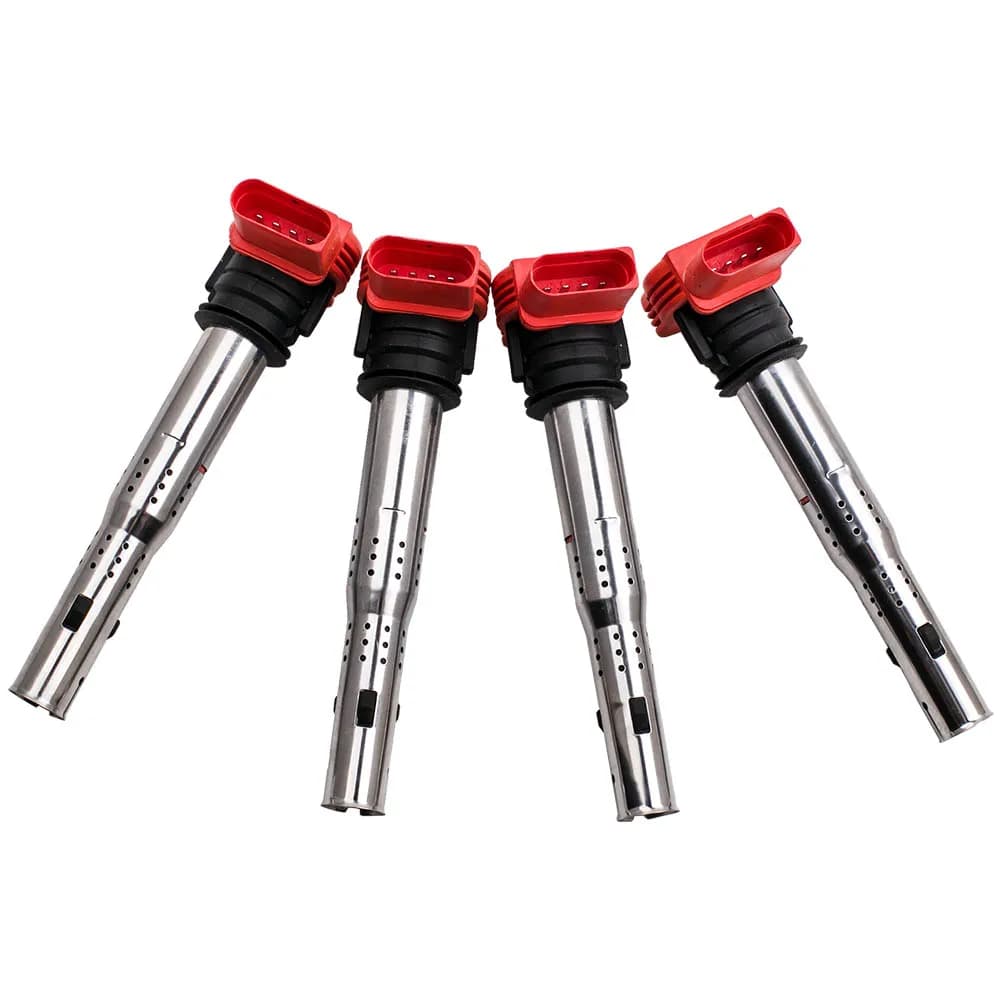 Set of 4 Spark Ignition Coil For Volkswagen Touareg For Audi Q7/Q5 3.0 3.2 V6