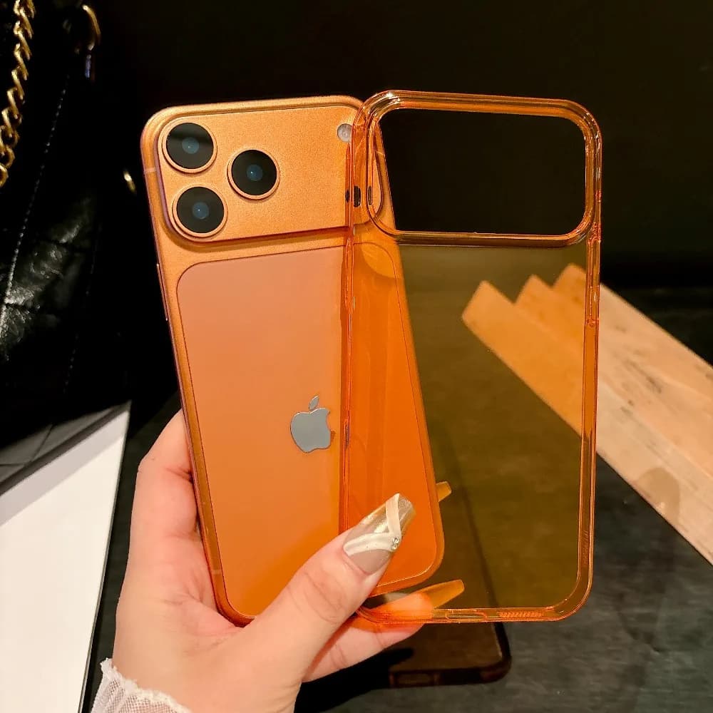 New Luxury Ultra-thin Transparent PC Phone Case For iPhone 17 Pro Max Air 17 Pro 16 15 14 13 Anti-fall Hard Clear Protect Cover