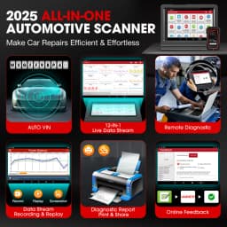 New LAUNCH X431 PRO V5.0 Car Diagnostic Tools Auto Full System ECU Coding Active Test OBD2 Scanner 37 Reset CAN FD DBScar VII