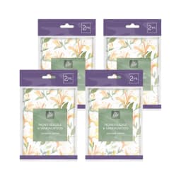 Pan Aroma Honeysuckle & Sandalwood Scented Sachets 2 Pack Wardrobe & Drawer Freshener