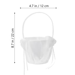 Premium Lace Design Wedding Basket Perfect for Bridal Ceremony Decoration