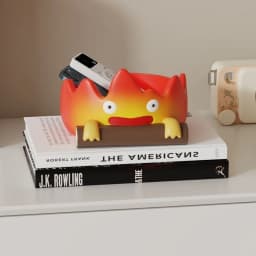 New Calcifer Fire Desktop Decoration Creative Home Living Room Porch Key Storage Tray Cartoon Snack Organizer Table Ornaments