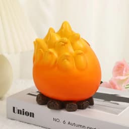 New Calcifer Fire Desktop Decoration Creative Home Living Room Porch Key Storage Tray Cartoon Snack Organizer Table Ornaments