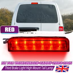 Rhyming Car LED High Mount Stop Signal Lamp For VW Caddy III Box Estate 2004-2015 Red Third Tail Brake Warning Light 2K0945087C