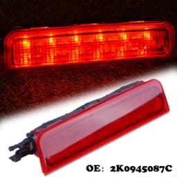 Rhyming Car LED High Mount Stop Signal Lamp For VW Caddy III Box Estate 2004-2015 Red Third Tail Brake Warning Light 2K0945087C