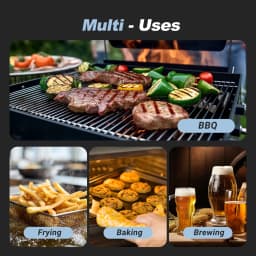 INKBIRD Handheld Meat Thermometer 0.5s Quick Read Digital LCD Screen Cooking Roasting Thermometer for Kitchen,BBQ,Baking,Grill