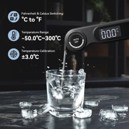 INKBIRD Handheld Meat Thermometer 0.5s Quick Read Digital LCD Screen Cooking Roasting Thermometer for Kitchen,BBQ,Baking,Grill