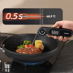 INKBIRD Handheld Meat Thermometer 0.5s Quick Read Digital LCD Screen Cooking Roasting Thermometer for Kitchen,BBQ,Baking,Grill