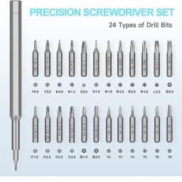 24 in 1 Premium Precision Screwdriver Set Small Screwdriver Set Magnetic Mini Screwdrivers Kit For Fixing Electronics Repair