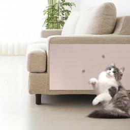 2Pcs Self-Adhesive Cat Scratching Pad Trimmable Anti-Cat Scratch Mat Wear-Resistant Sofa Couch Furniture Protector for Cat Claw
