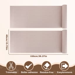 2Pcs Self-Adhesive Cat Scratching Pad Trimmable Anti-Cat Scratch Mat Wear-Resistant Sofa Couch Furniture Protector for Cat Claw