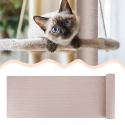 2Pcs Self-Adhesive Cat Scratching Pad Trimmable Anti-Cat Scratch Mat Wear-Resistant Sofa Couch Furniture Protector for Cat Claw