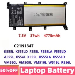 C21N1347 37WH 4775mAh Laptop Battery for ASUS X554L X555 X555L X555LA X555LD X555LN X555MA 2ICP4/63/134  Batteries + Free Tools