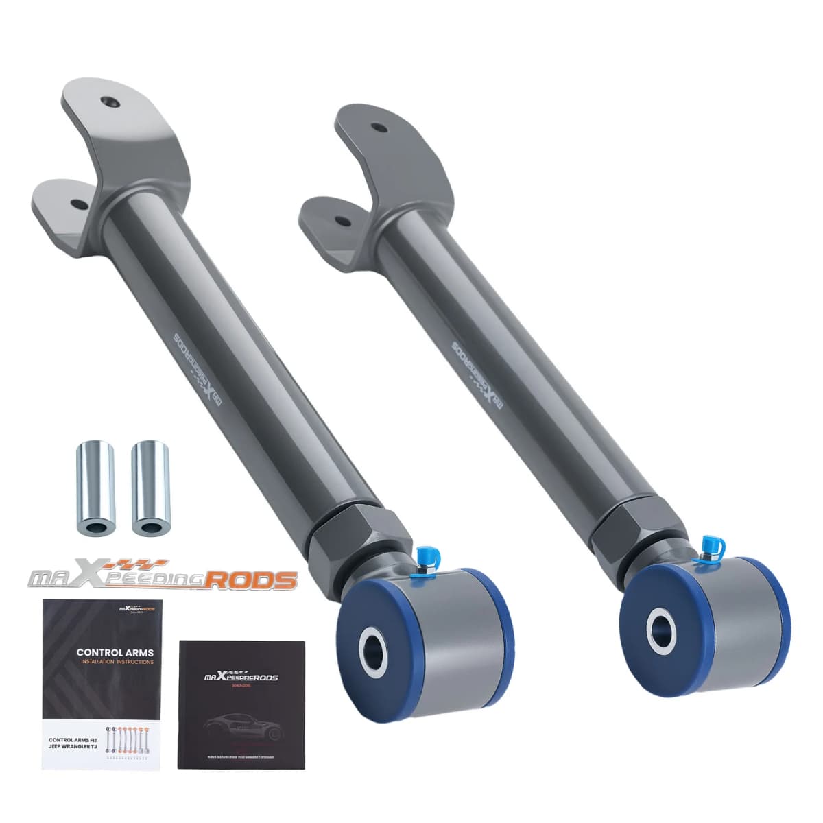 Control Arms Kit Front Upper Adjustable 0-8 Lift for Jeep Wrangler TJ 1997-2006