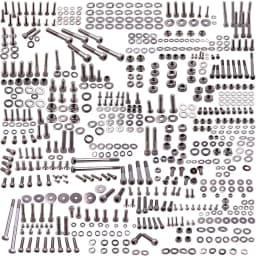 New Polished Stainless Steel ATV Bolt Screw Kit Set For Yamaha YFZ 350 Banshee