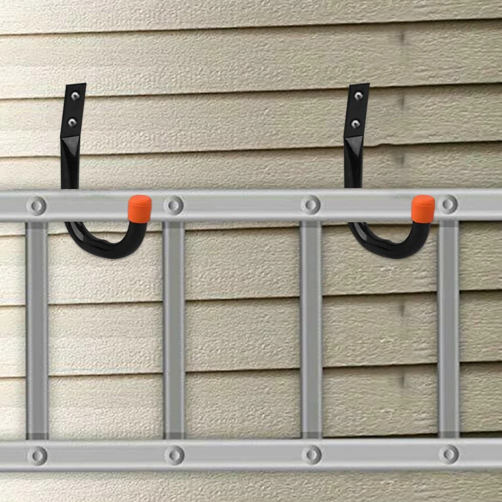 6 Pack Storage Hook Heavy Duty Wall Mount Hook Hanging Garage Hanger for Hanging Bike Ladder Garden Tool