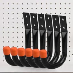 6 Pack Storage Hook Heavy Duty Wall Mount Hook Hanging Garage Hanger for Hanging Bike Ladder Garden Tool
