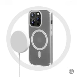 Clear Crystal Original Magnectic Phone Case For iPhone 17 17 Air 16 Pro 15 14 Pro Max 13 12 11 Magsafe Wireless Charging Cover