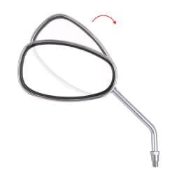 M10 Motorcycle Mirrors Sport Bike Scooter Oval Rearview Rear view Side Mirrors Long Stem For Honda CB1000R Rebel 250 Shadow 1100