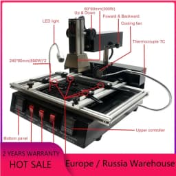 1900W IR Bga Machine LY M770 Rework Station Soldering 220V 2 Zones Manual Operation