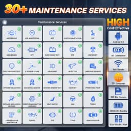 FOXWELL NT809TS TPMS Programming Tool All Systems Diagnostic Bi-Directional Control 30+ Reset OBD2 Bluetooth Automotive Scanner