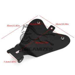 For Harley Sportster XL883 1200 883 Motorcycle Bobber Solo Seat Base Saddle Bracket Black Driver Seat Accessories