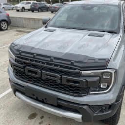 Bonnet Guard For Ford Ranger T9 WILDTRAK RAPTOR 2023 2024 2025 2026 Bonnet Protector ABS Matte Black Off Road Car Accessories