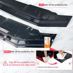 Bonnet Guard For Ford Ranger T9 WILDTRAK RAPTOR 2023 2024 2025 2026 Bonnet Protector ABS Matte Black Off Road Car Accessories