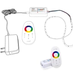 2.4G RF RGB RGBW LED Controler Touch Screen DC12-24V 18A Remote Controller Channel For RGB / RGBW 5050 3528 5630 LED Strip