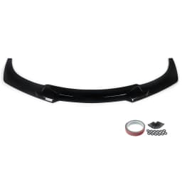For BMW M Sport F06 F12 F13 M6 2012-2017 CS Style Glossy Black Front Bumper Lip Spoiler