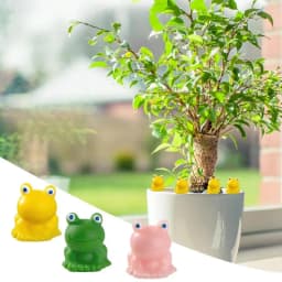 100Pcs Mini Frog Garden Decor Green Frog Figurines Miniature Home Decor Tiny Plastic Frogs Fairy Garden Decor