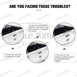 Rear Spoiler Cover for Ford Ranger 2012-2022 Wildtrak XLT XLS Raptor T6 T7 T8 Tailgate Cover Protector Car Accessories