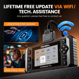 FOXWELL NT650 Pro OBDII Car Automotive Scanner Code Reader ABS SRS Bidirectional Car OBD2 Scanner 25 Maintenance Diagnostic Tool