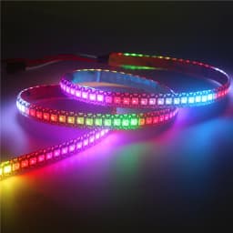 WS2812B Led Strip DC5V 30/60/74/96/144 leds/m WS2812 Black/White PCB IP30/65/67 Smart RGB Individually Addressable Led Light