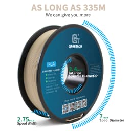 Geeetech Wood PLA 1kg 1.75mm Filament 3D Print Wire Vacuum Packaging Local Warehouses Colorful Plastic for FDM 3D Printer