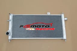 For Opel Corsa A Vauxhall Nova GTE GSi 2.0 16v Turbo Aluminum Radiator + FANS MT 1.6L 1983-1993 85 86 87 88 89 90 1984