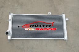For Opel Corsa A Vauxhall Nova GTE GSi 2.0 16v Turbo Aluminum Radiator + FANS MT 1.6L 1983-1993 85 86 87 88 89 90 1984