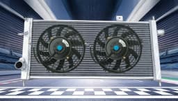 For Opel Corsa A Vauxhall Nova GTE GSi 2.0 16v Turbo Aluminum Radiator + FANS MT 1.6L 1983-1993 85 86 87 88 89 90 1984