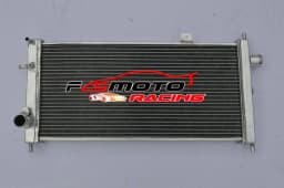 For Opel Corsa A Vauxhall Nova GTE GSi 2.0 16v Turbo Aluminum Radiator + FANS MT 1.6L 1983-1993 85 86 87 88 89 90 1984