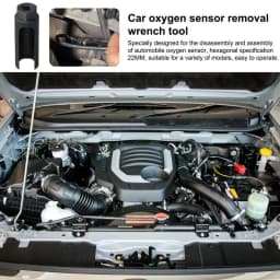 Oxygen Sensor Socket Universal Steel O2 Sensor Spacer 22mm Automative Oxygen Sensor Extender Anti-Slip O2 Sensor Socket