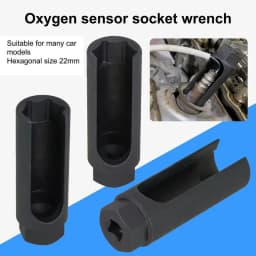 Oxygen Sensor Socket Universal Steel O2 Sensor Spacer 22mm Automative Oxygen Sensor Extender Anti-Slip O2 Sensor Socket