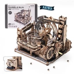 Robotime Marble Track Connecting Component Kit for Marble Night City and Marble Spaceport Marble Run Link Pack for Adult