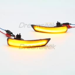 LED Side Wing Mirror Light For Ford Focus MK2 08-11 MK3 12-17 Mondeo MK4 10-14 Rearview Indicator With Dynamic Turn Signal Lamp