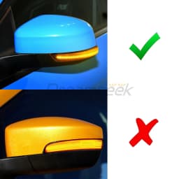 LED Side Wing Mirror Light For Ford Focus MK2 08-11 MK3 12-17 Mondeo MK4 10-14 Rearview Indicator With Dynamic Turn Signal Lamp