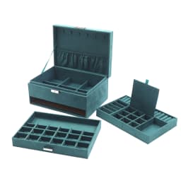 Hot sales 3 Layers Jewelry Box Organizer Large Capacity Ring Earring Necklace Storage New