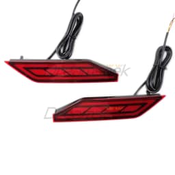 LED Rear Bumper Tail Light for Mitsubishi Pajero Sport / Montero Sport 2020-2024 Brake Lamp with Dynamic Sequential Turn Signal